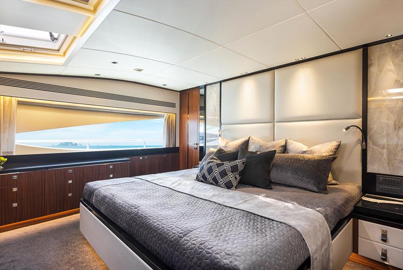Horizon RP125 custom - Master Stateroom - photo © Horizon Yachts