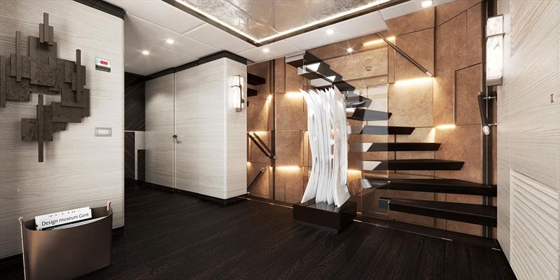 Project Orion, YN 20750 - Main Atrium photo copyright Heesen Yachts taken at  and featuring the Power boat class