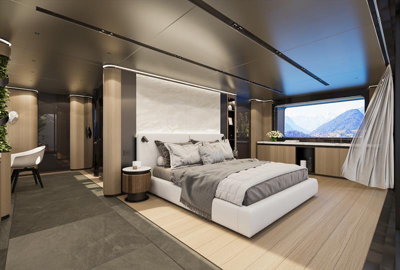 Sirena 42M superyacht - Master Cabin photo copyright Sirena Yachts taken at  and featuring the Power boat class
