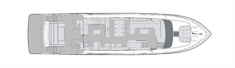 CLB80 - main deck photo copyright CL Yachts taken at  and featuring the Power boat class