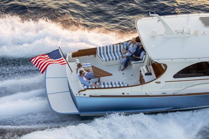 Talaria 43 MKII photo copyright Hinckley Yachts taken at  and featuring the Power boat class