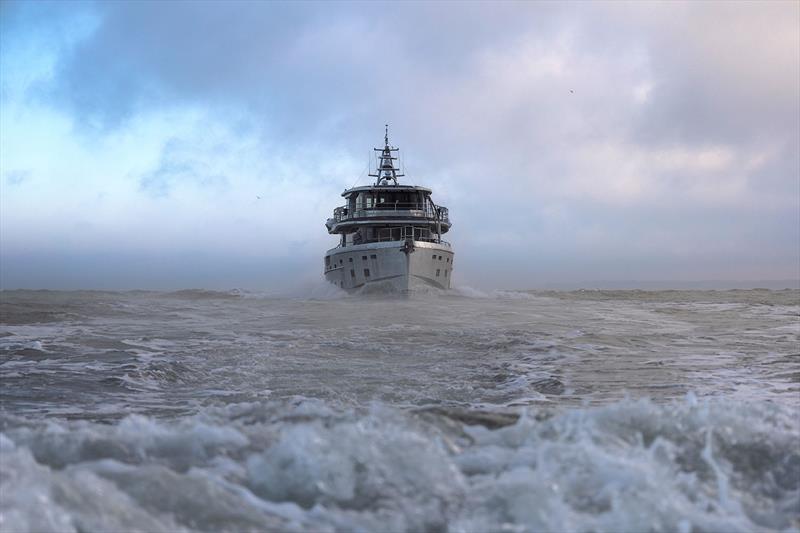 Project Pelagos, Arksen 85 explorer vessel - photo © Arksen