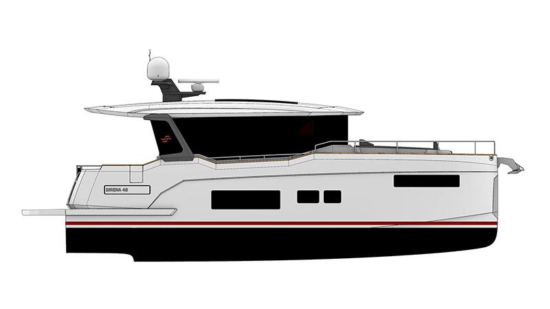 Sirena 48 photo copyright Sirena Yachts taken at  and featuring the Power boat class