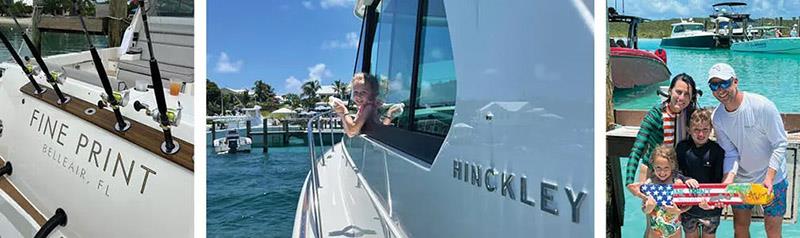 Family fun in the Bahamas photo copyright Hinckley Yachts taken at  and featuring the Power boat class