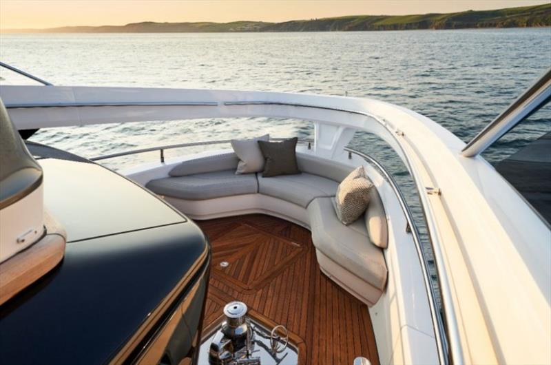 X95 Vista new panoramic bow photo copyright Princess Yachts taken at  and featuring the Power boat class