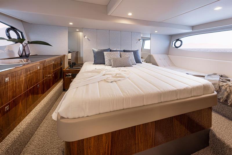 Owners Frank and Heike say they enjoy the extra living space the 4600 Sport Yacht provides them - photo © Riviera Australia
