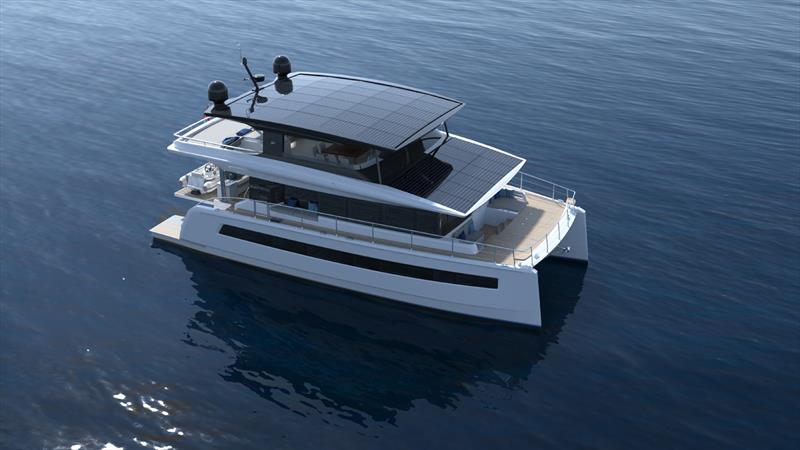 Silent 62 3-Deck Solar Electric Catamaran photo copyright Silent-Yachts taken at  and featuring the Power Cat class