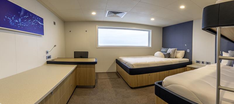 Guest room - 56m M/Y Charley 2 catamaran Explorer / Support Yacht - photo © Echo Yachts