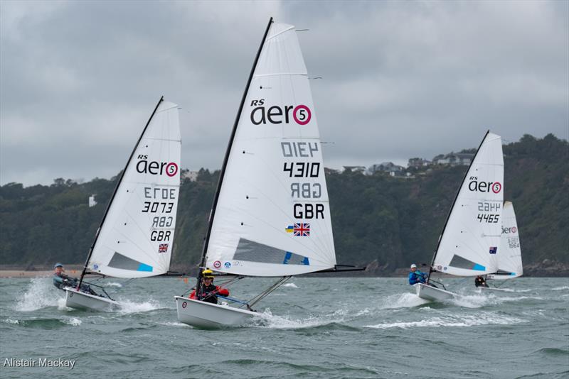 RS Aero 5 & 7 UK National Championship and International Open photo copyright Alistair Mackay taken at Tenby Sailing Club and featuring the RS Aero 5 class