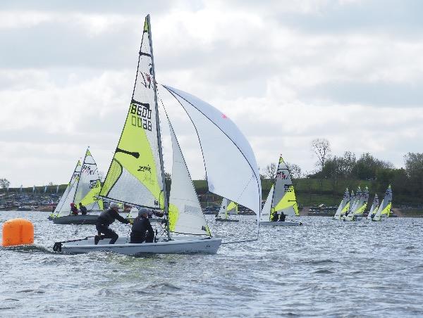 Ben and Tom during the RS Feva Inlands and GP5 at Draycote Water photo copyright Phil Rydin-Orwin taken at Draycote Water Sailing Club and featuring the RS Feva class