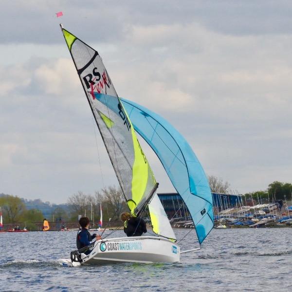 RS Feva Inlands and GP5 at Draycote Water photo copyright Phil Rydin-Orwin taken at Draycote Water Sailing Club and featuring the RS Feva class
