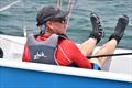 Light winds gave sailors reason to kick their feet up while waiting for breeze - 2020 Sabre National Championship © Harry Fisher