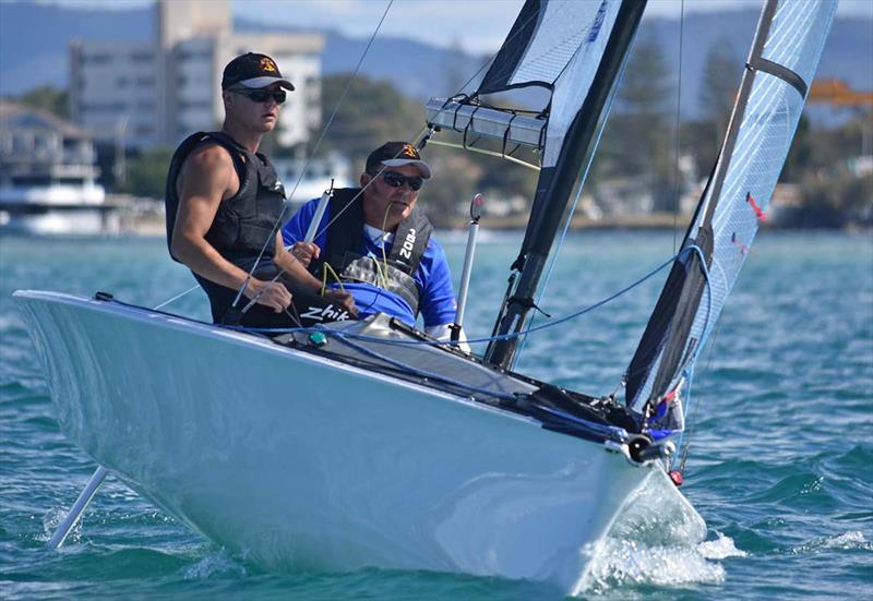 Ross Manning & Max Quan have backed up their 2018 Australian Para Sailing Championship in the SKUD 18 photo copyright David Staley taken at  and featuring the SKUD 18 class