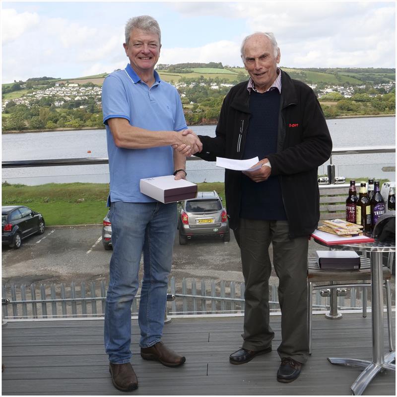 John Steels finishes 2nd in the Teign Corinthian Solo Open photo copyright Garnett Showell taken at Teign Corinthian Yacht Club and featuring the Solo class