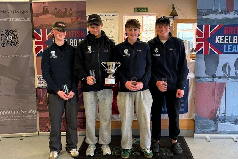 Ryde School claims the title of Schools British Keelboat League Champions photo copyright Freddie Cardew-Smith / RTYC taken at Royal Thames Yacht Club and featuring the Sonar class