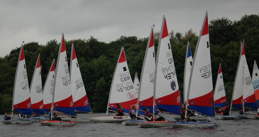 A great entry of 24 boats for the open meeting photo copyright Faz / www.fazaudio.com taken at Sutton Sailing Club and featuring the Topper class