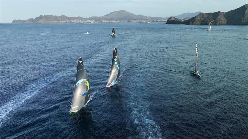 The Ocean Race 2022-23. 25 January 2023, Start of Leg 2 in Cabo Verde photo copyright Sailing Energy / The Ocean Race taken at  and featuring the Volvo 70 class