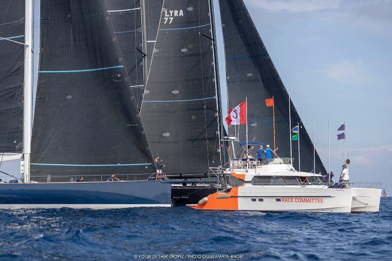 Wally Class start at Voiles de St Tropez photo copyright Gilles Martin-Raget taken at  and featuring the Wally class