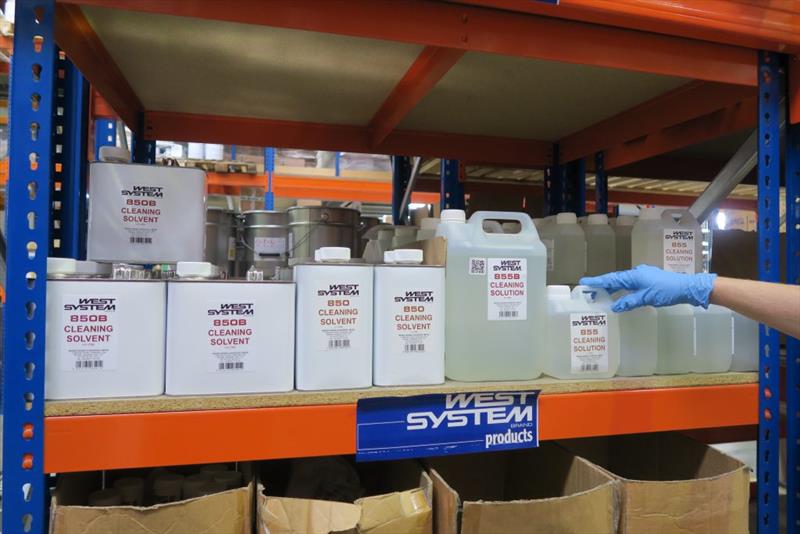 WEST SYSTEM 855 Cleaning Solution can remove residual chemicals from bare wood - photo © WSI