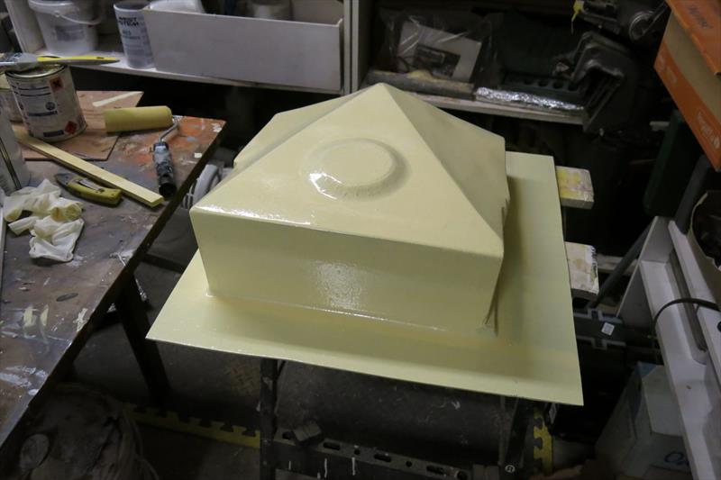 Moulding an oil drip tray with epoxy resin photo copyright Wessex Resins & Adhesives taken at  and featuring the  class