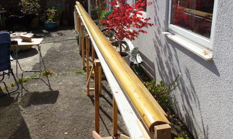 Building a Stornoway 16 wooden dinghy using West System epoxy resin photo copyright Steve Goodchild taken at  and featuring the  class