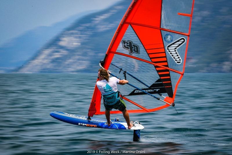 RYA First Flight windfoil taster sessions at Foiling Week Lake Garda photo copyright Foiling Week / Martina Orsini taken at  and featuring the Windsurfing class